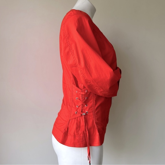 🌼 CONRAD C Collection Vintage Y2k Zip Front Corset Sided Lightweight Jacket, 8 - Picture 5 of 7